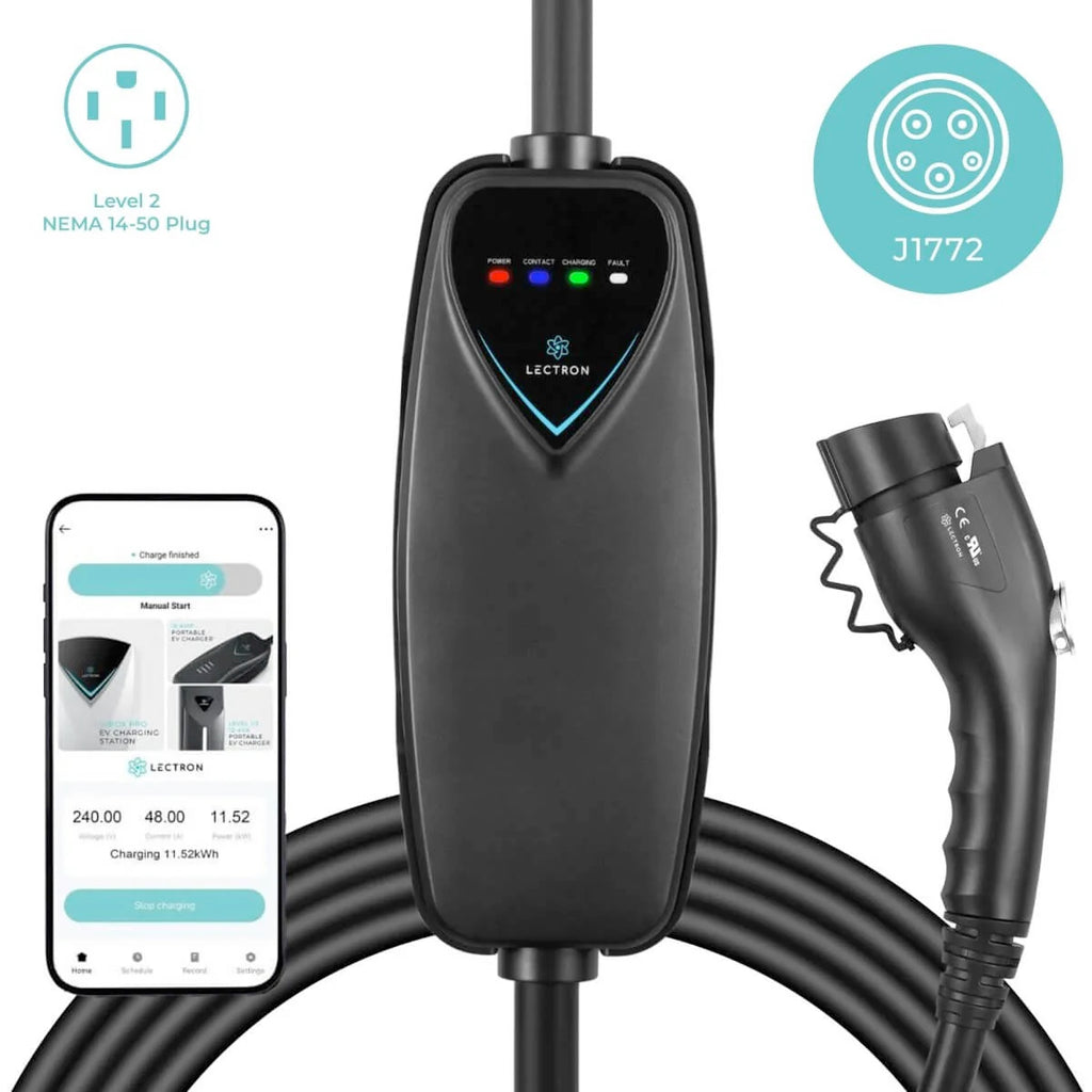 Lectron WiFi-enabled variable amp 40-amp Portable Level 2 Charger