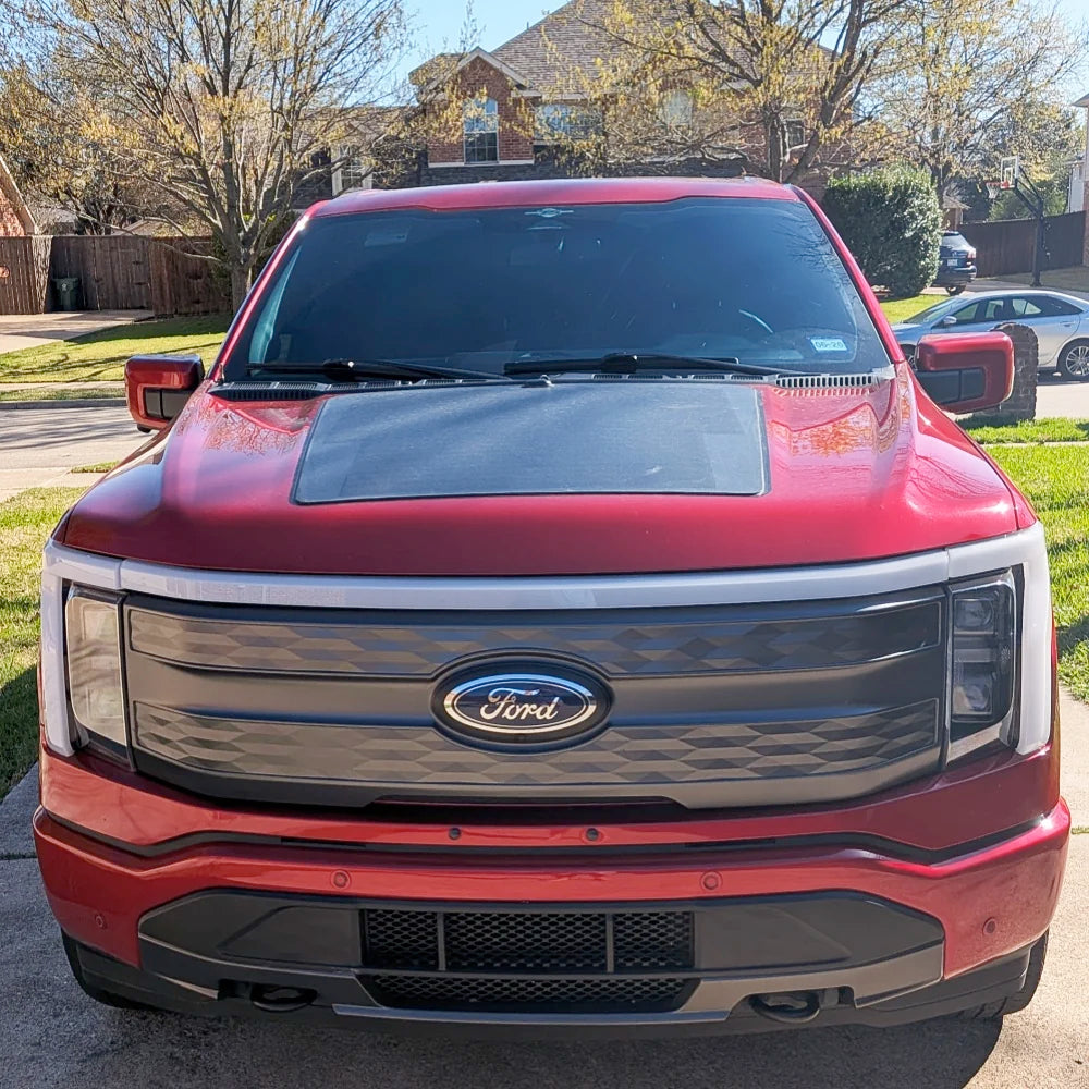 Ford F-150 Lightning Lensun 115W Hood Flexible Solar Panel